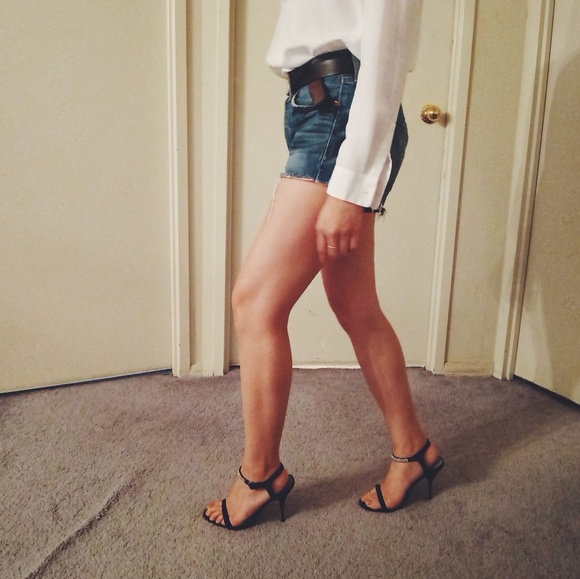 DONATED! KG by Kurt Geiger Strappy Black Suede High Heels - Picture 2 of 8